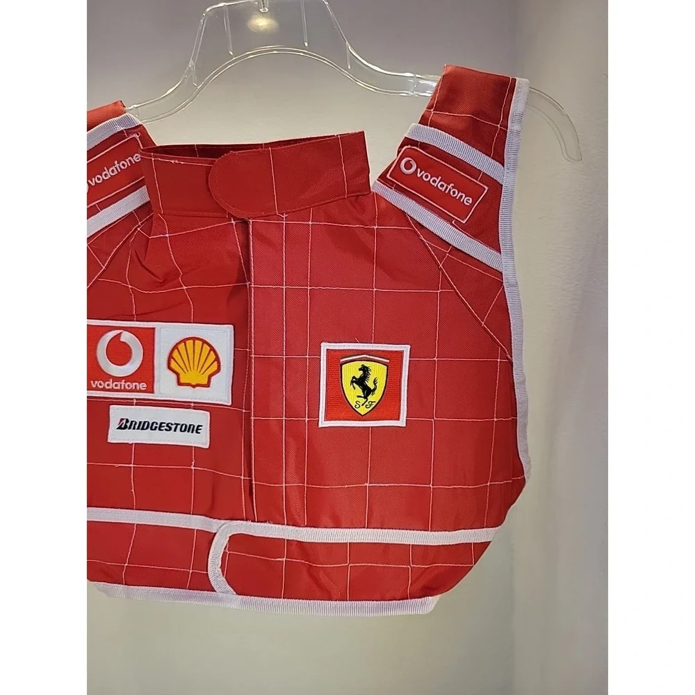 Scuderia Ferrari F1 Backpack Red Shell Vodafone Racing School Book Bag